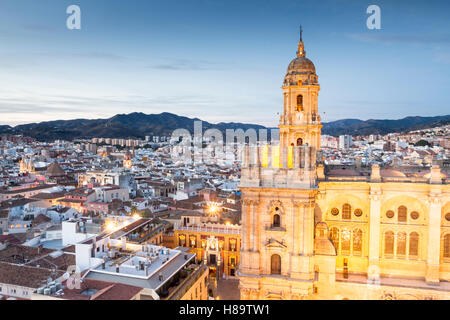 La cathédrale de la Encarnación, connu comme "La Manquita", Malaga, Espagne Banque D'Images