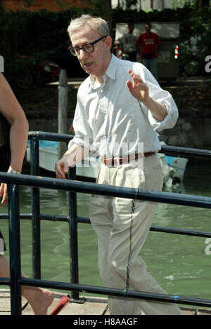 WOODY ALLEN N'IMPORTE QUOI D'AUTRE PHOTOCALL 60ème FESTIVAL DU FILM DE VENISE ITALIE 27 Août 2003 Banque D'Images