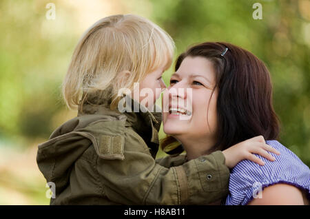 Mère et fille, 3 Banque D'Images