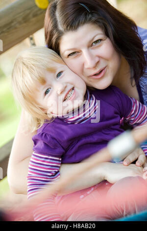 Mère et fille, 3 Banque D'Images