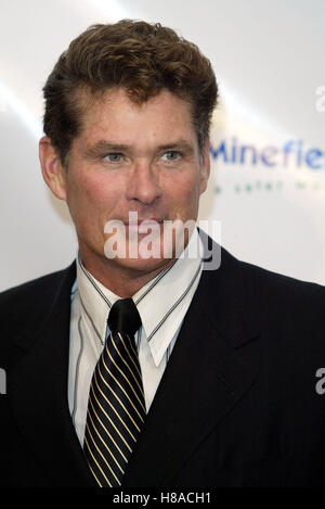 DAVID HASSELHOFF, Adopt-A-Minefield BEVERLY HILTON GALA HOTEL BEVERLY HILLS LA USA 23 Septembre 2003 Banque D'Images