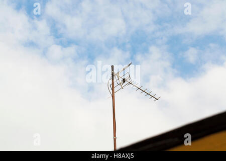 ancienne antenne TV Banque D'Images