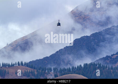 Royal New Zealand Air Force (RNZAF) Bell UH-1H hélicoptères Iroquois Banque D'Images