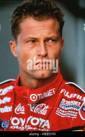 (Mené) USA 2001, Regie : Renny Harlin, Til Schweiger, Ausdruck : Rennfahrer, Motorsport, dans l'ensemble, Sponsoren, cible, FUJI, le coca-cola, TOYOTA Banque D'Images