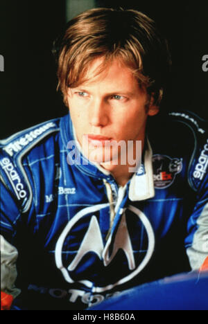 (Mené) USA 2001, Regie : Renny Harlin, KIP PARDUE, Ausdruck : Rennfahrer, Motorsport, dans l'ensemble, Sponsoren, MOTOROLA Banque D'Images