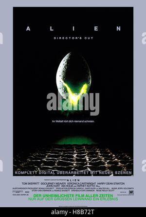 Alien - Director s Cut, (ALIEN - DIRECTOR S CUT) GO 2003, Regie : Ridley Scott, clé : Plakat Banque D'Images