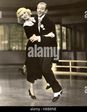 Swing Time, (SWING TIME) USA 1936 s/w, Regie : George Stevens, Ginger Rogers, Fred Astaire, clé : Tanzpaar, Tanzen Banque D'Images