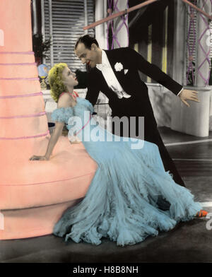 Tanz mit mir, (la femme divorcée) GAY USA 1934 s/w, Regie : Mark Sandrich, Ginger Rogers, Fred Astaire, clé : Paar, Aufforderung Zum Tanz Banque D'Images