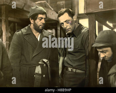 Stalag 17 (STALAG 17), USA 1953 s/w, Regie : Billy Wilder, WILLIAM HOLDEN (mi), clé : Gefangenenlager Kriegsgefangene Kopfverletzung,,, Banque D'Images