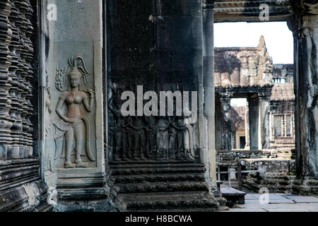 Angkor Wat, Angkor, Cambodge Banque D'Images