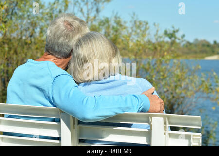 Happy senior couple Banque D'Images