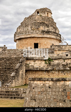 Observatoire maya Chichen Itza au Mexique Banque D'Images