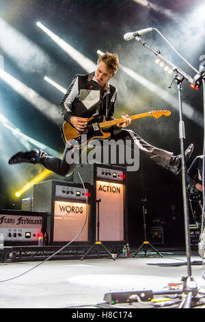 Franz Ferdinand en concert (2014) Banque D'Images