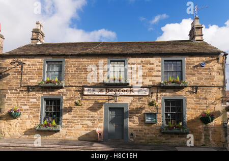 The Peacock Inn, Bakewell, Derbyshire, Angleterre, RU Banque D'Images