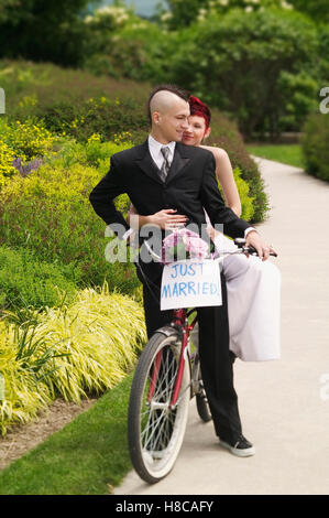 Portrait de couple marié Banque D'Images