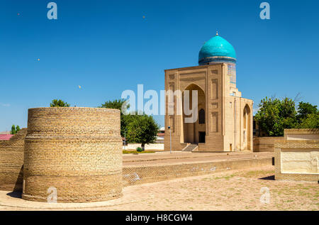 Avis de Bibi-Khanym en Mausoleumin - Samarkand en Ouzbékistan. Construit au 15e siècle Banque D'Images