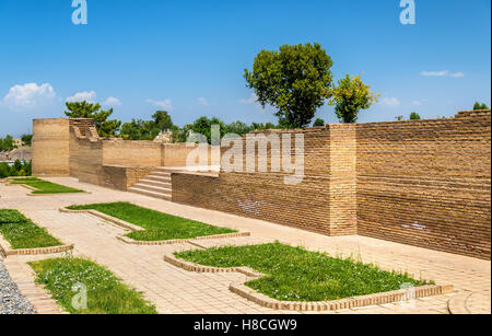 Avis de Bibi-Khanym en Mausoleumin - Samarkand en Ouzbékistan. Construit au 15e siècle Banque D'Images