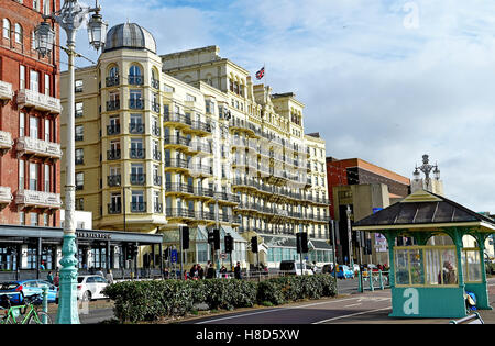 Le Grand Hotel Brighton Seafront UK Banque D'Images