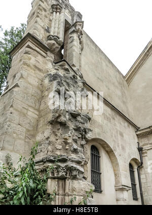 Eglise Saint-Julien-le-Pauvre-l'une des plus anciennes églises de Paris Banque D'Images