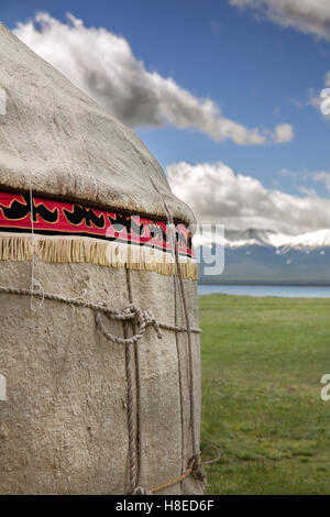 Kirghizistan - images - Voyage d'habitants de l'Asie centrale Banque D'Images