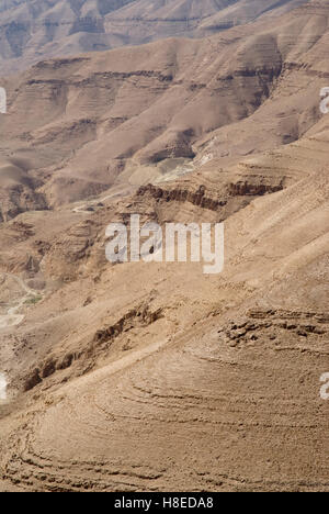 La grande vallée de la Jordanie Banque D'Images