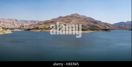 Al Mujib dam, Wadi Mujib, South Jordan Banque D'Images