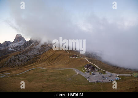 La Gusela, Nuvolau gruppe, Tyrol du sud, montagnes des Dolomites, Passo Giau, Dolomites, Italie Banque D'Images