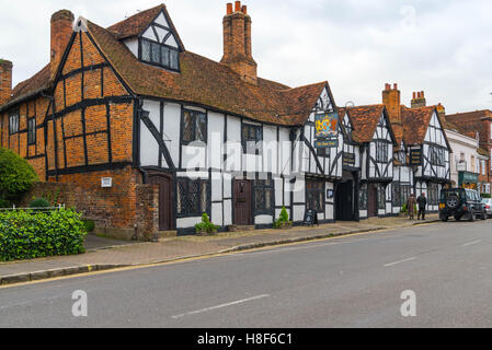 Le Kings Arms Hotel, Old Amersham, Buckinghamshire, Angleterre. En novembre 2016 Banque D'Images