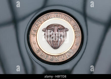 Ancien emblème Jaguar Jaguar Cars Ltd., Coventry, British classic car Banque D'Images