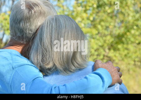 Happy senior couple Banque D'Images