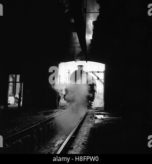 Locomotives à vapeur Wolverhampton 1967 Grande-Bretagne 60s PHOTO DE DAVID BAGNALL Banque D'Images