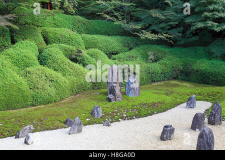 Le Japon, Kyoto, Tofoku-ji, Komyo-in, jardin, Banque D'Images