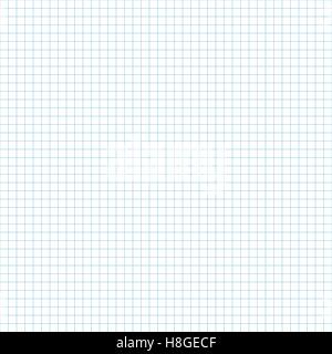 Modèle d'ordinateur portable de l'école sans feuille de papier. Livre d'exercice sans fin page arrière-plan. Le bloc-notes au carré en toile de fond. Vector illustr Illustration de Vecteur