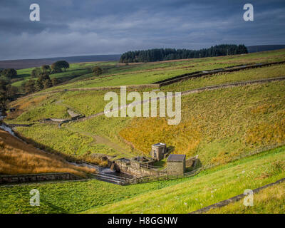 Sur et hors de l'Pennine Way Banque D'Images