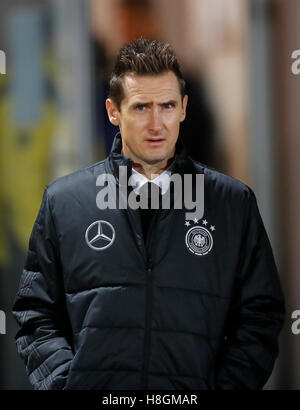 Serravalle, Saint-Marin. Nov 11, 2016. Miroslav Klose, l'entraîneur assistant DFB Saint-marin - Allemagne 0-8 World Cup Qualifikation à 11 novembre 2016 à San Marino, Italie Fotograf Crédit : Peter Schatz/Alamy Live News Banque D'Images