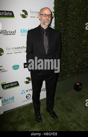 Beverly Hills, CA, USA. 12 Nov, 2016. 12 novembre 2016 - Los Angeles, Californie - Moby. Farm Sanctuary Gala du 30e anniversaire qui a eu lieu au Beverly Wilshire Four Seasons Hotel. Crédit Photo : © AdMedia AdMedia/ZUMA/Alamy Fil Live News Banque D'Images