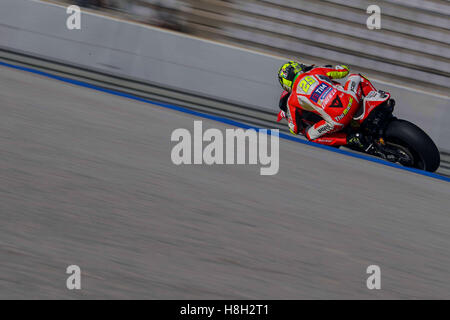 Valence, Espagne. 13 novembre, 2016. Andrea Iannone de l'Italie et l'équipe Ducati MotoGP en action pendant la course de Valence - Week-end au circuit Ricardo Tormo le 13 novembre 2016 à Valence, en Espagne. Crédit : marco iorio/Alamy Live News Banque D'Images