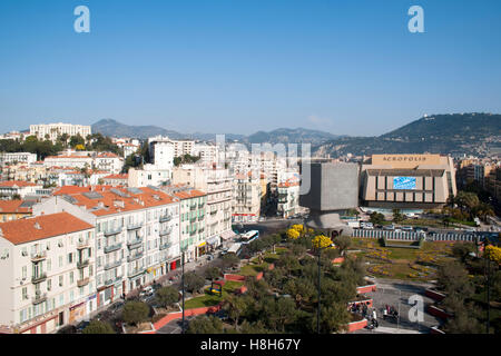 Frankreich, Cote d Azur, Nizza, Musée d Art Moderne et d Art Contemporain, Museum für Moderne Kunst an der Promenade des Arts. Banque D'Images