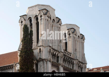 Frankreich, Cote d Azur, Nizza, Avenue Jean Médecin, la Basilique Notre-Dame (Basilique Notre-Dame) Banque D'Images