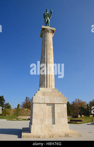 Le Monument, Victor, Kalemegdan, Belgrade, Serbie Banque D'Images