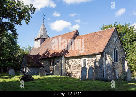 St Nicholas Church, Church Hill, Pyrford, Surrey, Angleterre, Royaume-Uni Banque D'Images