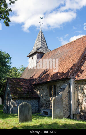 St Nicholas Church, Church Hill, Pyrford, Surrey, Angleterre, Royaume-Uni Banque D'Images