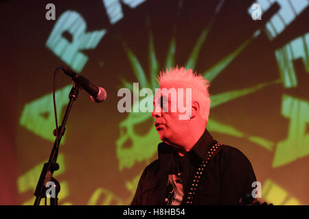 Groupe de Punk Rock fondé Swindon Coeurs calcinés effectuée à la Swindon Meca le 11 novembre 2016 Banque D'Images