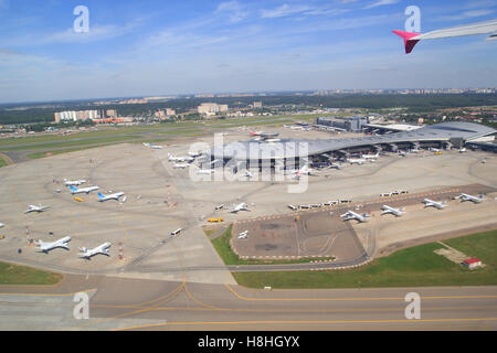 L'aéroport de Vnukovo à Moscou, Russie Banque D'Images