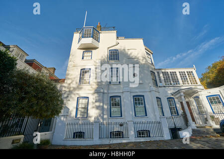 La maison de l'amiral, Hampstead residence de Sir George Gilbert Scott, Banque D'Images