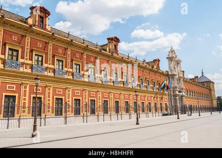 Palais San Temo, Séville, Espagne (Palacio de San Telmo, Sevilla) Banque D'Images