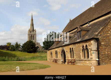 Château d'Oakham, Rutland Grand Hall a été construit par Walkelin de Ferrers autour de 1180-90 Banque D'Images