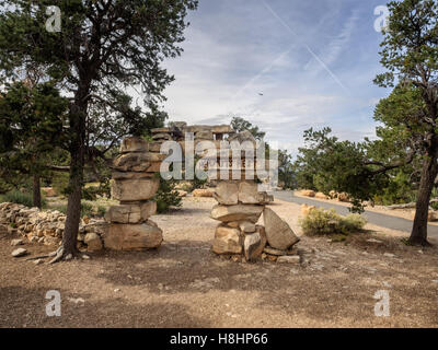 Grand Canyon ermites reste, Arizona USA Banque D'Images