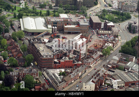 Vue aérienne du site de la brasserie de banques Wolverhampton 9/9/92 Banque D'Images