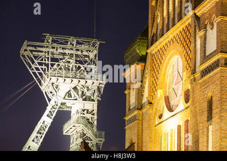 L'Allemagne, la Ruhr, Dortmund, musée de l'industrie de Westphalie Zeche Zollern II/IV dans le district Boevinghausen Banque D'Images